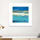 Aisle of White by Janet Bothne on GIANT ART - blue abstract