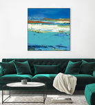 Aisle of White by Janet Bothne on GIANT ART - blue abstract