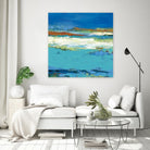 Aisle of White by Janet Bothne on GIANT ART - blue abstract