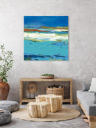 Aisle of White by Janet Bothne on GIANT ART - blue abstract