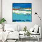 Aisle of White by Janet Bothne on GIANT ART - blue abstract