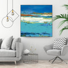 Aisle of White by Janet Bothne on GIANT ART - blue abstract