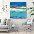 Aisle of White by Janet Bothne on GIANT ART - blue abstract