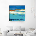 Aisle of White by Janet Bothne on GIANT ART - blue abstract