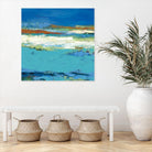 Aisle of White by Janet Bothne on GIANT ART - blue abstract