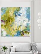Sunday's Promise by Janet Bothne on GIANT ART - yellow abstract