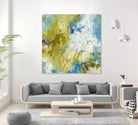 Sunday's Promise by Janet Bothne on GIANT ART - yellow abstract
