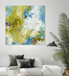 Sunday's Promise by Janet Bothne on GIANT ART - yellow abstract