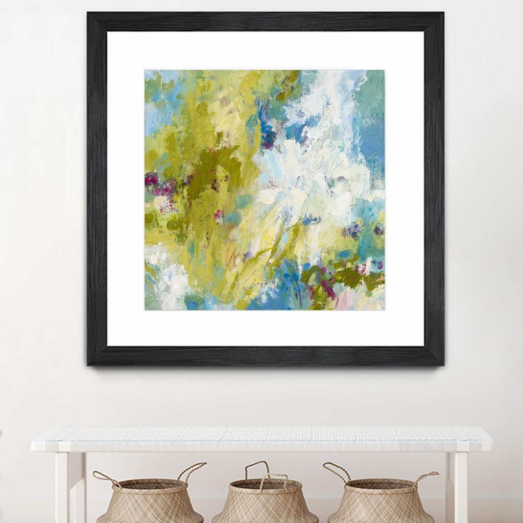 Sunday's Promise by Janet Bothne on GIANT ART - yellow abstract