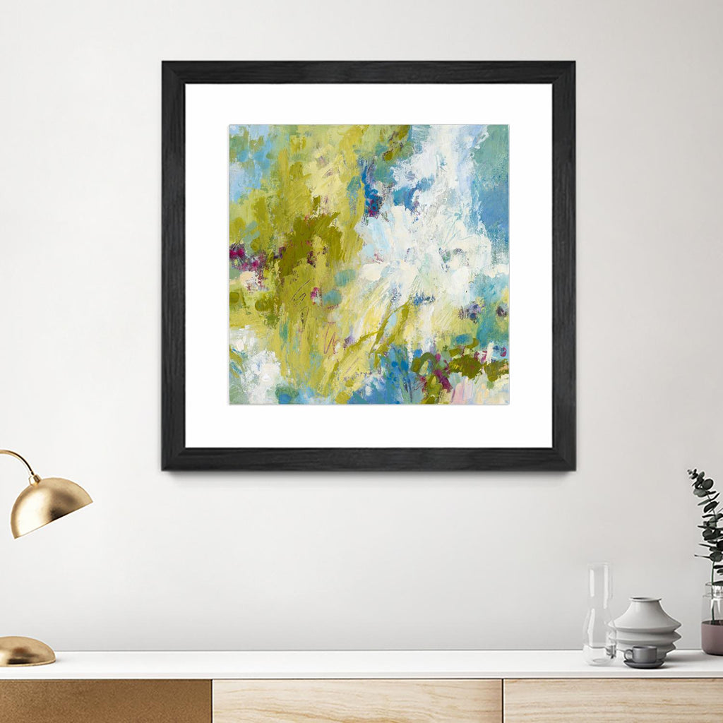 Sunday's Promise by Janet Bothne on GIANT ART - yellow abstract