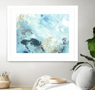 Aqua Wave Form II by June Erica Vess on GIANT ART - blue abstract