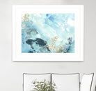 Aqua Wave Form II by June Erica Vess on GIANT ART - blue abstract