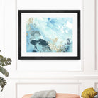 Aqua Wave Form II by June Erica Vess on GIANT ART - blue abstract