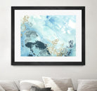 Aqua Wave Form II by June Erica Vess on GIANT ART - blue abstract