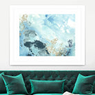 Aqua Wave Form II by June Erica Vess on GIANT ART - blue abstract