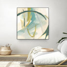 Vertigo Note I by June Erica Vess on GIANT ART - green abstract