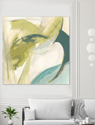 Vertigo Note II by June Erica Vess on GIANT ART - green abstract