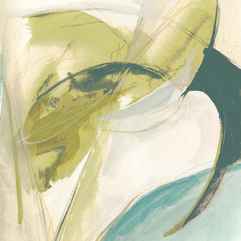 Vertigo Note II de June Erica Vess sur GIANT ART - vert abstrait