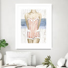 Bygone Bathers II by Grace Popp on GIANT ART - red fashion