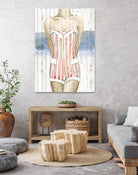 Bygone Bathers II by Grace Popp on GIANT ART - red fashion