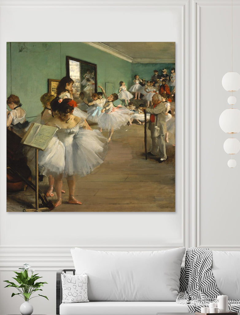The Dance Class by Edgar Degas on GIANT ART - brown fashion
