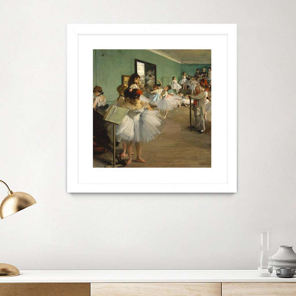 The Dance Class by Edgar Degas on GIANT ART - brown fashion