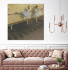 Dancers Practicing at the Barre by Edgar Degas on GIANT ART - brown fashion