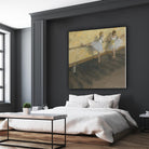 Dancers Practicing at the Barre by Edgar Degas on GIANT ART - brown fashion