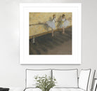 Dancers Practicing at the Barre by Edgar Degas on GIANT ART - brown fashion