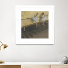 Dancers Practicing at the Barre by Edgar Degas on GIANT ART - brown fashion