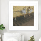Dancers Practicing at the Barre by Edgar Degas on GIANT ART - brown fashion