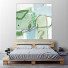 Olive I by Christina Long on GIANT ART - green abstract