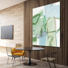 Olive I by Christina Long on GIANT ART - green abstract