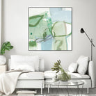 Olive I by Christina Long on GIANT ART - green abstract