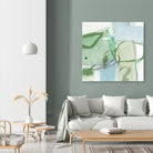Olive I by Christina Long on GIANT ART - green abstract