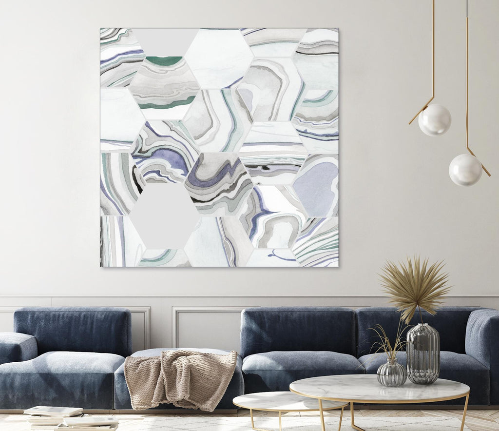 Tranquil Tide I by Grace Popp on GIANT ART - pink abstract