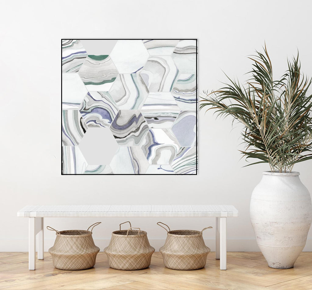 Tranquil Tide I by Grace Popp on GIANT ART - pink abstract