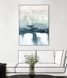 Organic Cascade II by Grace Popp on GIANT ART - blue abstract