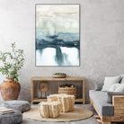 Organic Cascade II by Grace Popp on GIANT ART - blue abstract