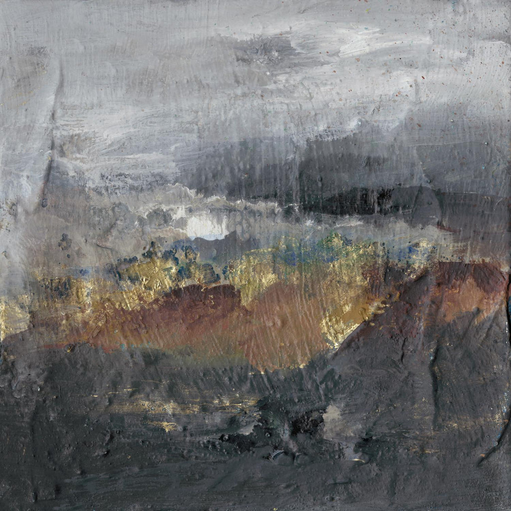 Montagnes dans la brume I par Joyce Combs sur GIANT ART - abstrait