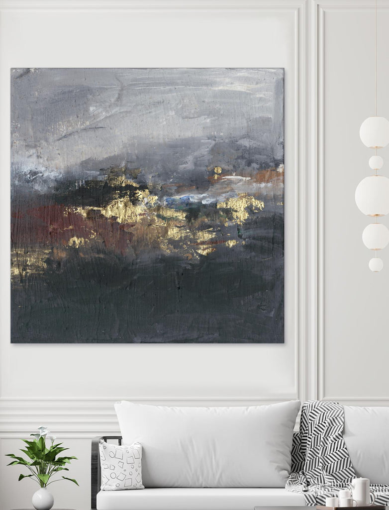 Mountains in the Mist II by Joyce Combs on GIANT ART - abstract