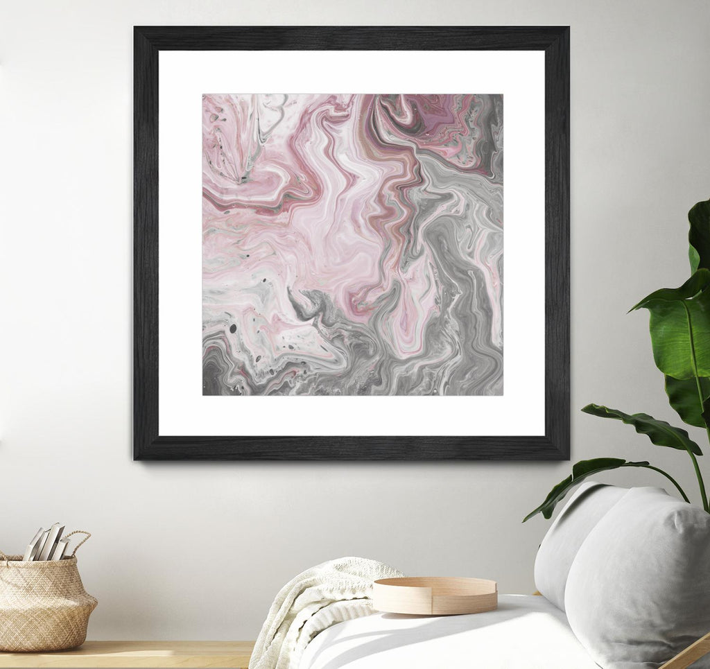 Blush Minerals I de Jarman Fagalde sur GIANT ART - abstrait rose
