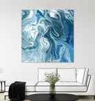 Indigo Minerals II by Jarman Fagalde on GIANT ART - blue abstract