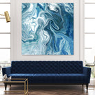 Indigo Minerals II by Jarman Fagalde on GIANT ART - blue abstract