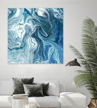 Indigo Minerals II by Jarman Fagalde on GIANT ART - blue abstract