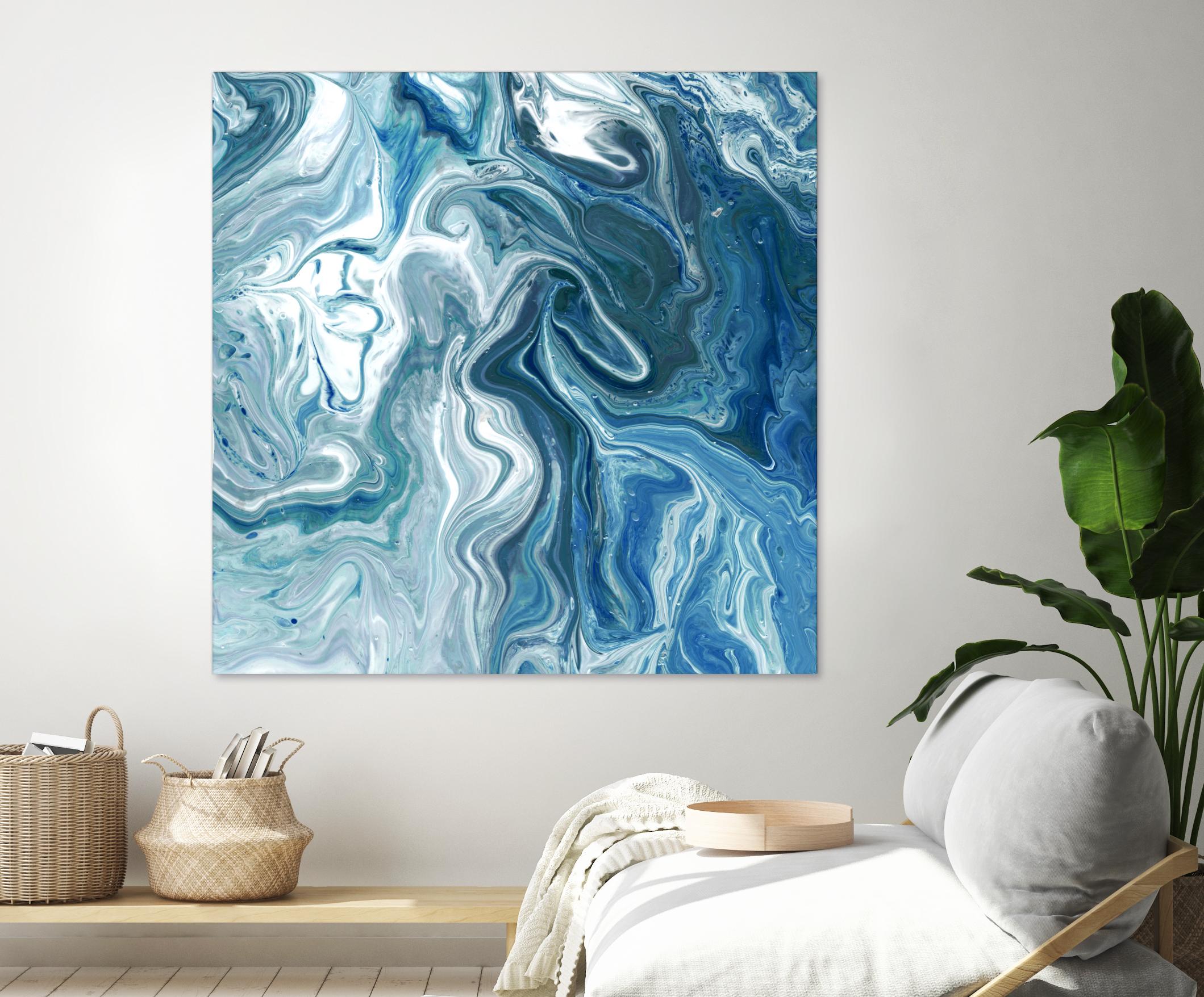 Indigo Minerals II by Jarman Fagalde on GIANT ART - blue abstract