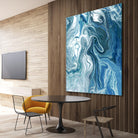 Indigo Minerals II by Jarman Fagalde on GIANT ART - blue abstract