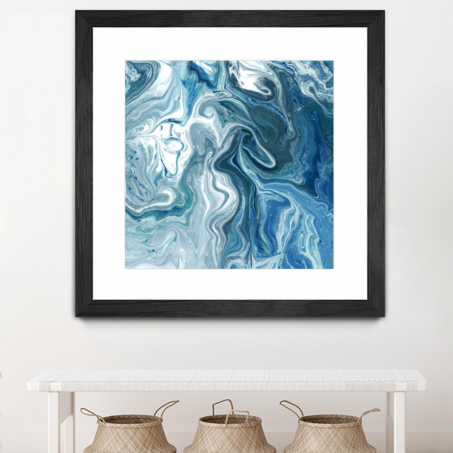 Indigo Minerals II by Jarman Fagalde on GIANT ART - blue abstract