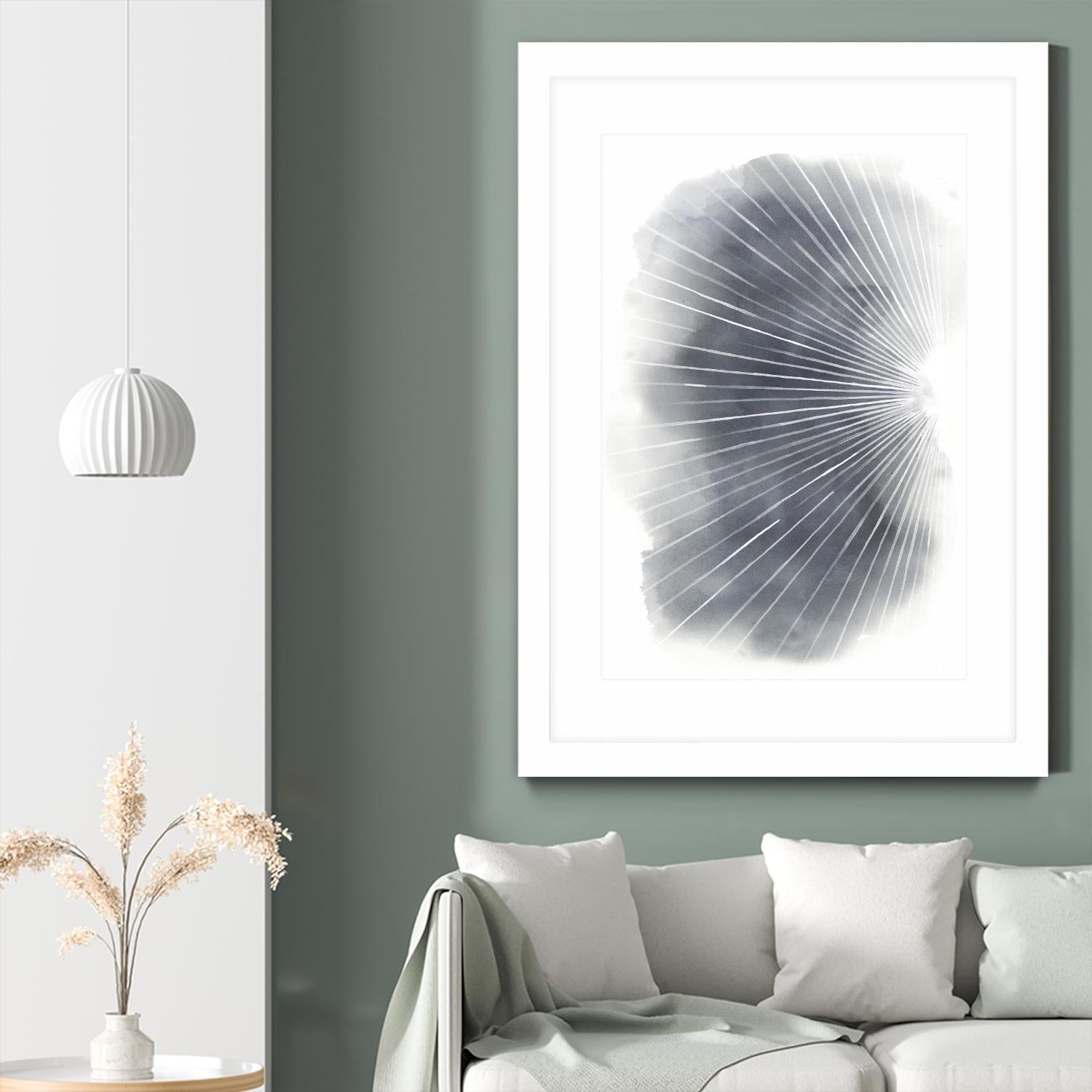 Rays I by Grace Popp on GIANT ART - abstract