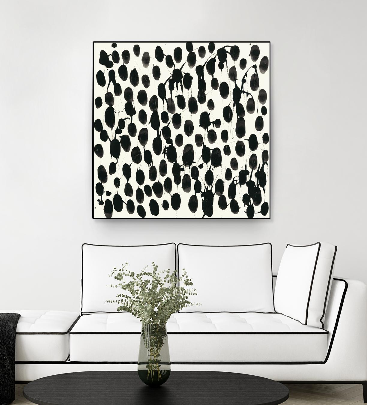 Invariable I by June Erica Vess on GIANT ART - black abstract